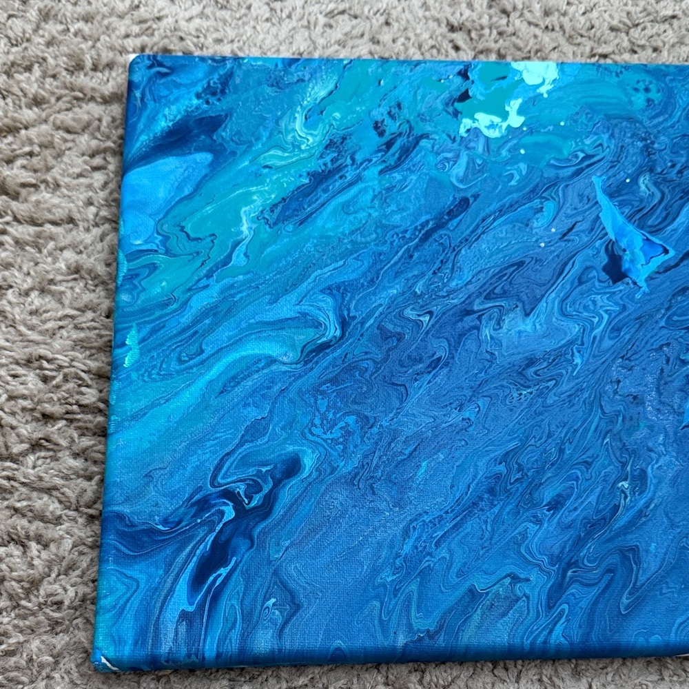 Oceanic Swirl Canvas Art - Picture 10 of 11